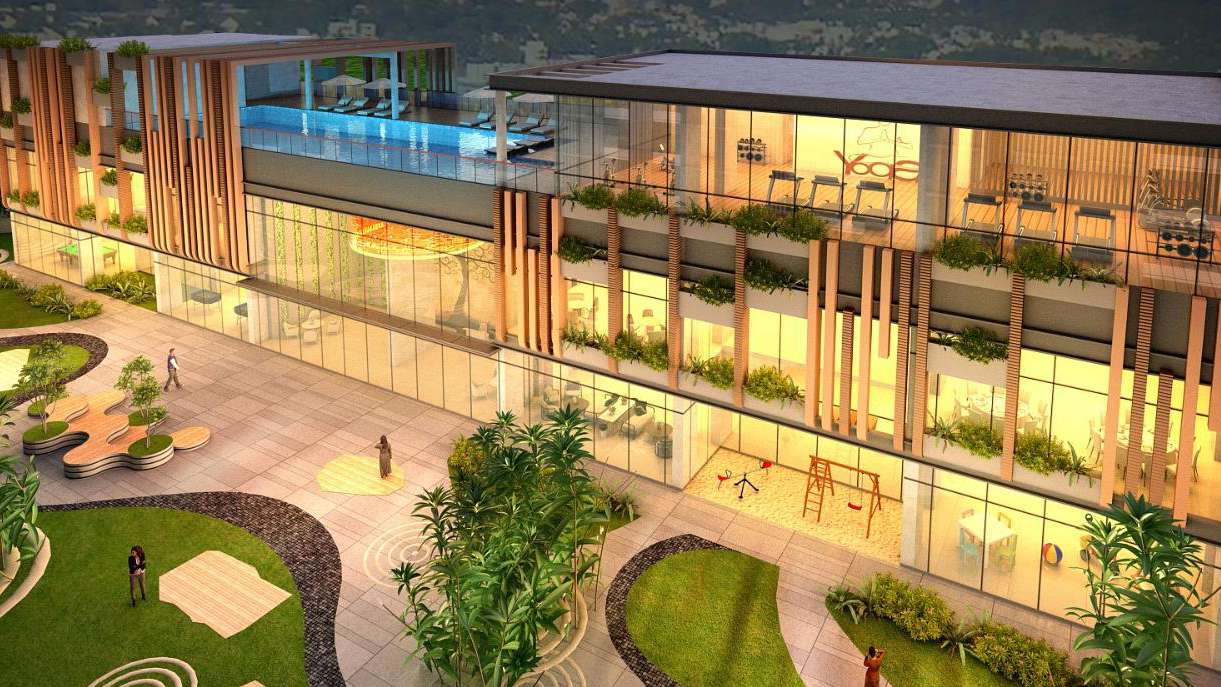 Godrej GreenFront clubhouse in Hinjewadi Pune