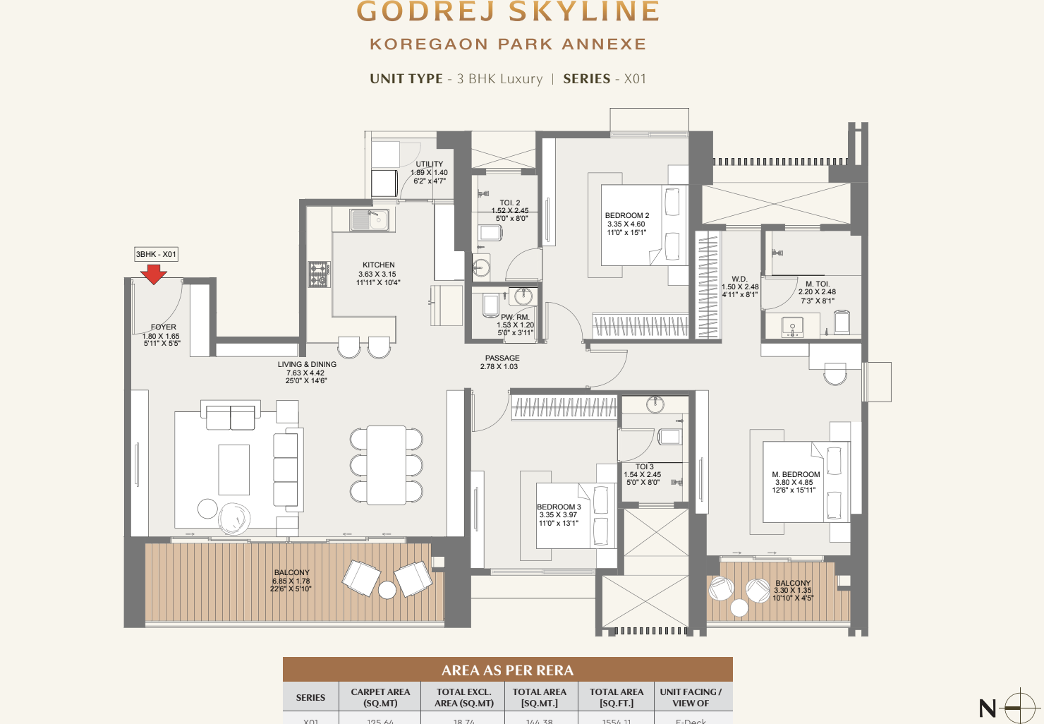 2 BHK Premium