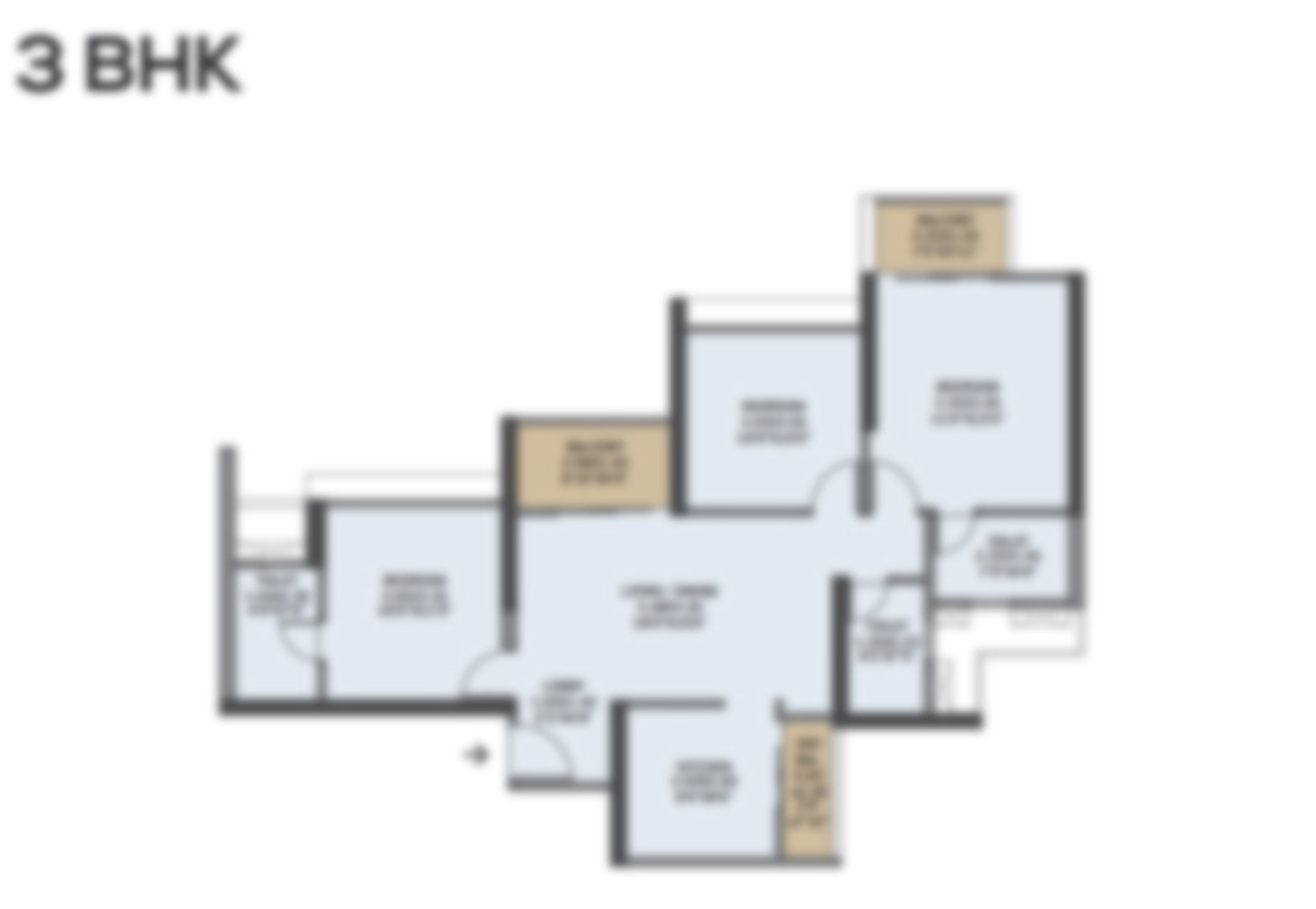 3 BHK Luxury